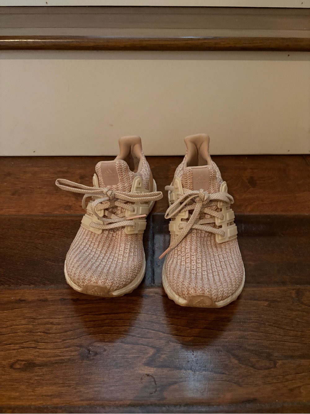adidas Womens UltraBoost Knit Running Shoes - Light Pink - Picture 6 of 12